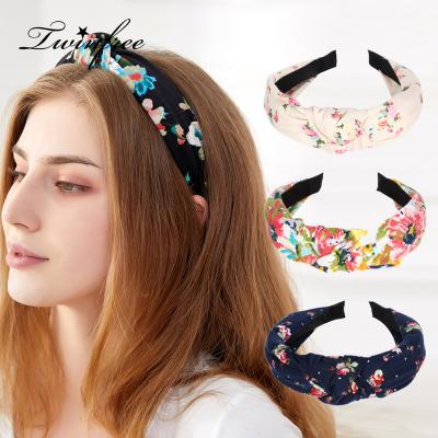 China 2020 Wholesale 2020 Women Girl Wholesale New Flower Hair Tied Circle For Women Girl Tied Flower Hair Circle for sale