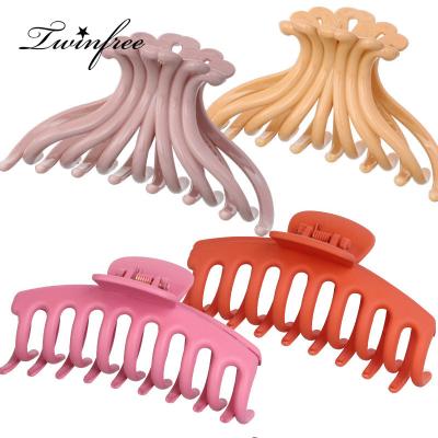 China Large Non-slip Hair Sling Clip For Hair Gripper New Fashion Plastic Strong Hair Jaw Accessories Thick Non-Slip Hair Sling Clip Claw For Thick Hair for sale