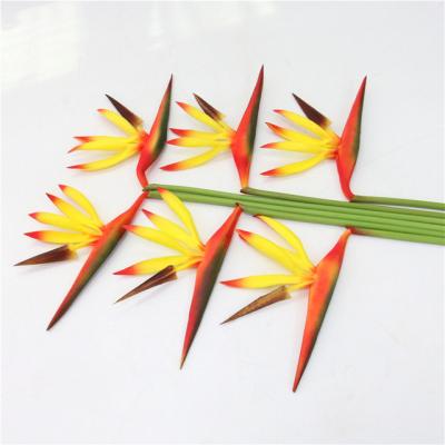 China Real PU Touch Artificial Flower Sky Bird Plants Party Wedding Flower Arrangement Materials Home Decor for sale