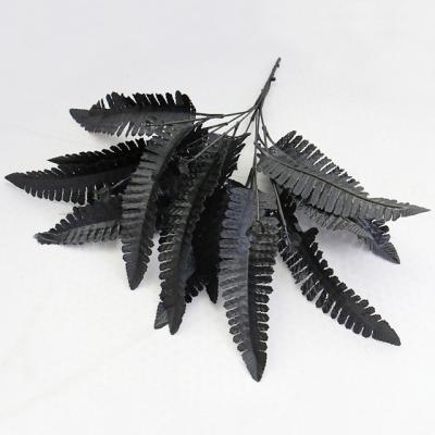 China Hot-selling Silk Plants Artificial Grass Flower Black Persian Ferns Leaves Wedding Flower Arrangement for sale