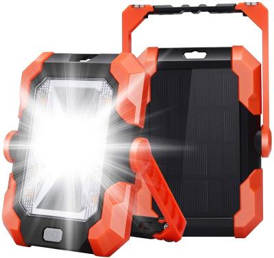 China Residential New Product Portable Waterproof IP64 Emergency Solar Powered Outdoor Flood Led Work Light for sale