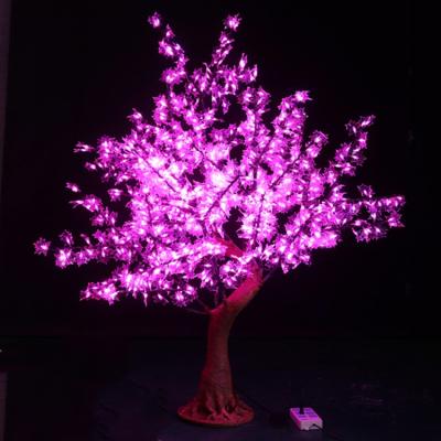 China Commercial Use Festival Room Party Wedding Decoration Light Simulate Artificial Maple Leaves LED Tree Light for sale