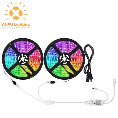 China Smart Waterproof LANDSCAPE Dropshipping LED Strip Lights 16.4ft RGB Aluminum Profile LED Strips LED Strip Lights Led Strip Light Kit for sale