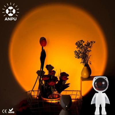 China Modern popular lamp design adjustable ANPU rainbow robot light 90 degree sunset projection led sunset light projection for sale