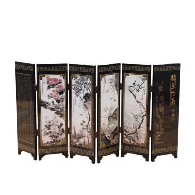 China China screen decoration, Chinese classic plum orchid, bamboo and chrysanthemum pattern, costume for sale