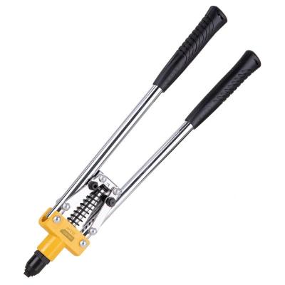 China Multi Functional Manual Double Rivet Gun Labor Saving Manual Core Pulling Gun 18 Inch for sale