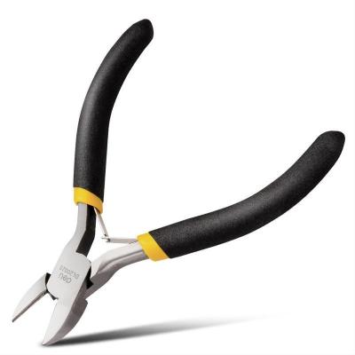 China Easy Operation Europe Type Alicate Think Cable Cutters Cutting Tips Side Pliers Diagonal Cutting Pliers for sale