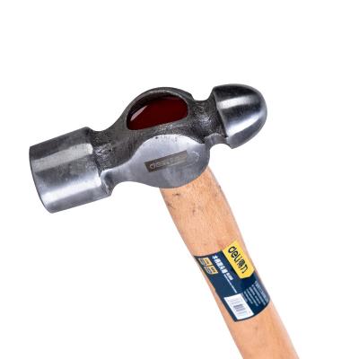 China Machinist Hammer Multi Scene Use High Quality Round Head High Carbon Steel Hammer With Wooden Handle for sale