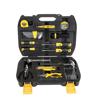 China 27 Piece Household Box Full Best Repair High Quality Carpentry Professional Mechanic Kit Hand Tool Set For Easy Carry Hi-Spec for sale