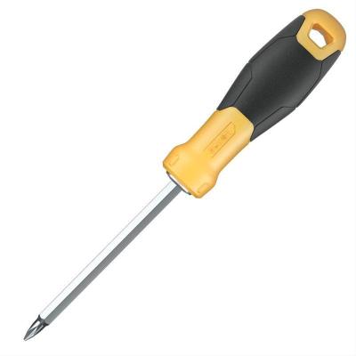 China Durable Multi Functional Rubber Handle Dual Function Phillips Dual Function Screwdriver 6*100mm Head Screwdriver for sale