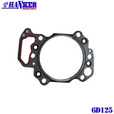 China S6D125 Bulldozer Engine Head Gasket For Komatsu 6150-17-1812 for sale