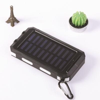 China Digital Display Novelty Compass Power Bank Large Capacity Portable Waterproof Outdoor Solar Mobile Phone Tablets Power Charger For Camping Hiking for sale