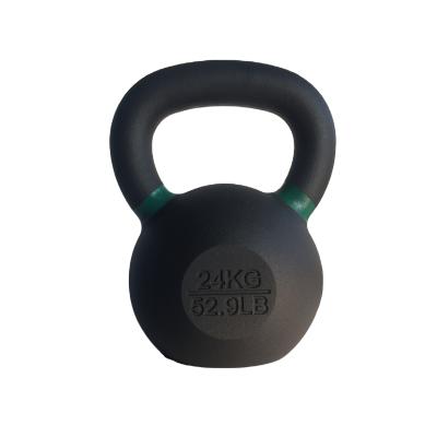 China Durable Gym Equipment Loose Weight Powder Coated Cast Iron Kettlebell Custom for sale