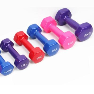 China Durable Cheap Color Vinyl Coated Book Dumbbells for sale