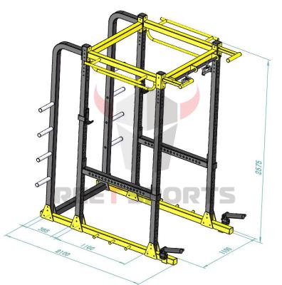 China Commercial Multi Functional Power Rack Cage for sale