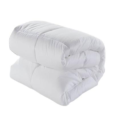 China OEM Hypoallergenic Hotel Outlet Factory Comforter Bedding Fabric Summer White Comforter for sale