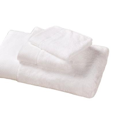 China Domestic Competitive Price Customized Solid Color Jacquard Towel Platinum Satin White Towel for sale