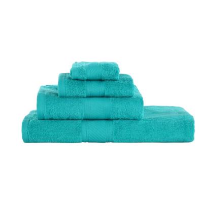 China Factory direct sale OEM jacquard face towel home green dyed towel in bulk for sale