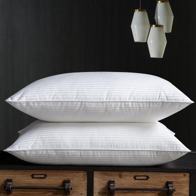 China Factory Supplier Good Quality Antistatic Hotel White Goose Down Pillow for sale