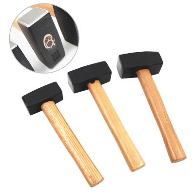 China Machinist Hammer High Carbon Steel Forged German Type Stoning Hammer With Handle Wood Hardware Tools for sale