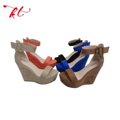 China Anti-odor China girls best platform high heel sandals, wedge sandals lady 2021 for sale