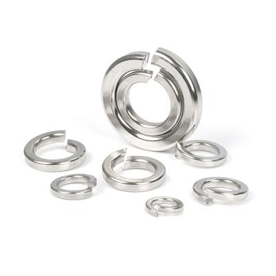 China Lock Washer Stainless Steel 18-8 A2 DIN127 M6 M8 M10 M12 M16 M20 Helical Spring Slot Ring Lock Washer for sale