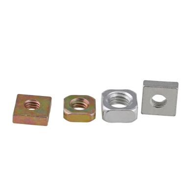 China DIN557 Galvanized Heavy Industry Carbon Steel Square Nuts for sale