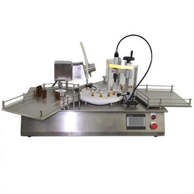 China Small Automatic Food Liquid Bottle Filling Capping Machine for sale