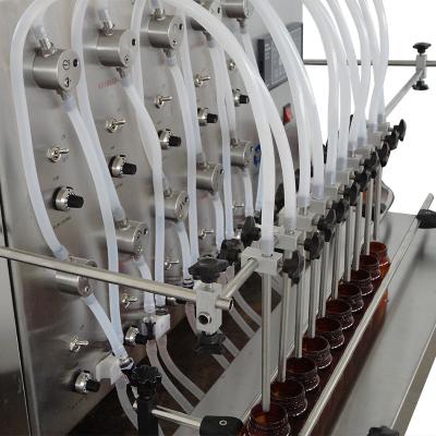 China Food Small Scale 10ml Flavor Filling Machine With 10heads for sale