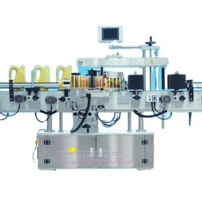 China OP-3060 CLOTHING Automatic Double Sides Bottle Labeling Machine for sale