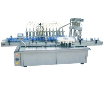 China Automatic Pump Bottle Filling Food Plunger 12heads Capping Machine for sale