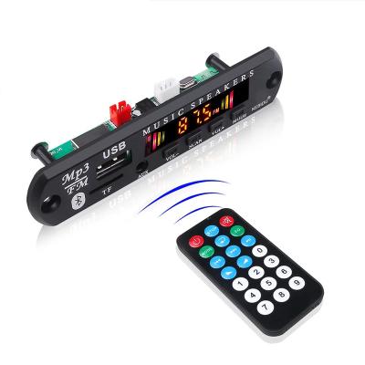 China 5.0 Car MP3 Player Decoder Panel Color Screen FM Radio TF USB AUX Audio Panel Receiver Panel. 3.5 mm car decoder for sale