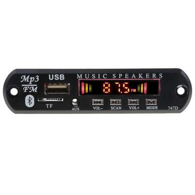 China 5V 12V WMA MP3 Player Decoder Car Kit Board FM Audio Radio TF USB AUX Receiver Mp3 Decoder Audio Panel. 3.5 millimeters for sale