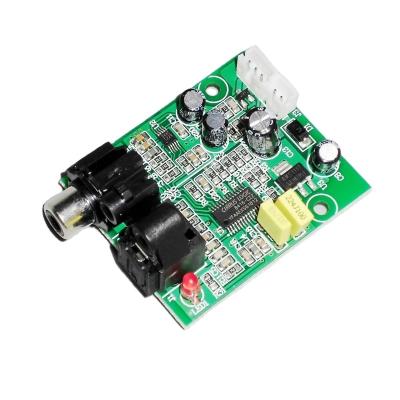 China DAC Digital 24bit 192khz Optical Fiber Coaxial Signal Input Audio Output Decoder Module Stereo Panel For Amplifier PC TV DAC Decoder Board for sale