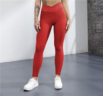 China Ladies Leggings Breathable Solid Color Hot Selling Soft Yoga Pants Seamless Design Leggings for sale