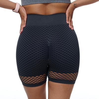 China New Fitness Sports Running Shorts Women's Breathable Plus Size Honeycomb Mesh Spring Factory Stain Wholesale for sale