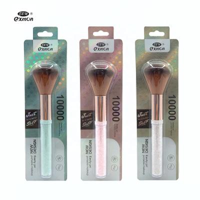 China Angular Blush Wholesale Exmon Makeup Brush Simple Beauty Cosmetic Face Base Powder Brush for sale