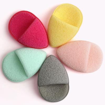 China Super Soft Wholesale Non Latex Sponge Face Wash Mitt Makeup Remover Cleansing Puff for sale