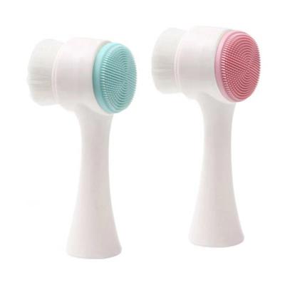 China For commercial & Portable Home Use Brush Silicone 3D Face Deep Cleansing Deep Cleansing Portable Dual Side Brush for sale