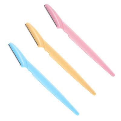 China Eyebrow Grooming Tools Easy Wear Stainless Steel Foldable Woman Razor Eyebrow Trimmer Hair Eyebrow Trimmer for sale