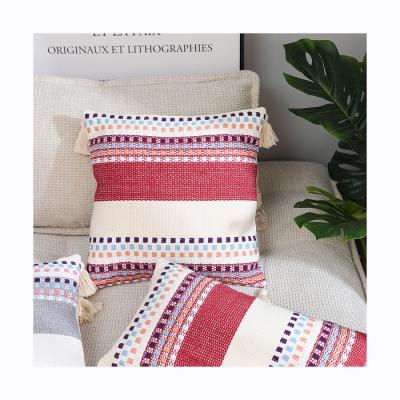 China Bohemian wearable decorative moroccan throw rug handmade pillowcase personalized custom embroidered moroccan pillowcase pillowcase j for sale