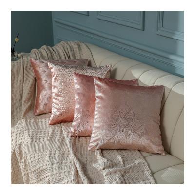 China Modern Style Pillow Case Cushion Cover Portable Warm Stamping Home Velvet Pillow Cover, High Quality 18x18 for sale