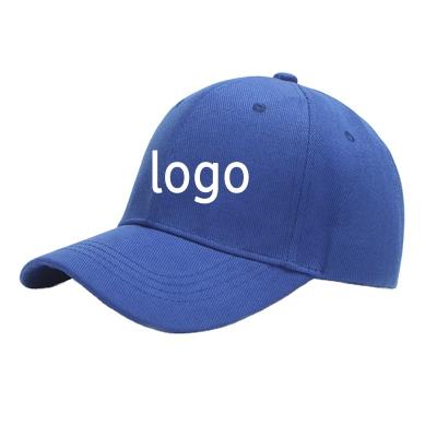 China 2021 Blue Custom Plain Embroidery Custom Logo For Men Printing Blank High Quality Brand Baseball Caps for sale