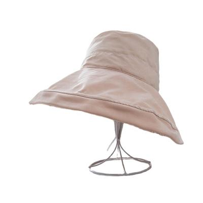 China Korean Breathable Comfort Women's Summer Sun Protection Women's Basin Large To Cover Your Face Travel Bucket Hat for sale