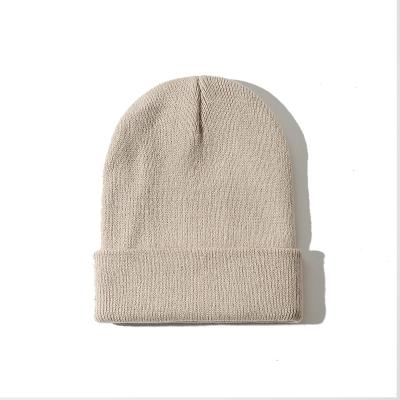 China 2021 JOINT Wholesale Men's Knitted Beanie Hat Lovely Amazon Plain Hat Fashionable Cheap Adult Cool Casual Hat Warmth for sale