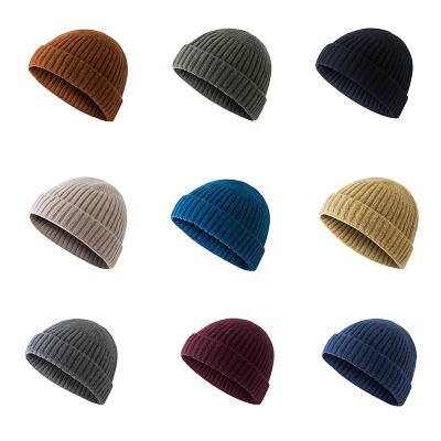 China The JOINT stylish Korean retro version of Autumn And Winter Needle Dome woolen trend men and women knitted Beanie Hats for sale