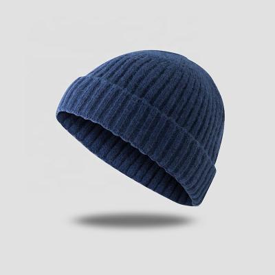 China JOINT Street Style Korean Version Of The Trend Men And Women Of Autumn And Winter Warm Stripped Knitted Beanie Hats for sale