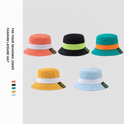 China Picture Children Color Summer Thin Wide Brim Spring And Autumn Baby Fisherman Sun Bucket Quilted Breathable Hat for sale