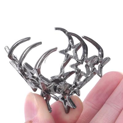 China Sporty simple five-pointed claw metal hair retro star dish wild hair claw hair accessories hairpin adult headdress for sale