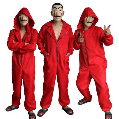 China New Style Polyester Salvador Dali Cosplay La Casa De Papel La Casa De Papel Halloween Cosplay Costume Child Adult Woman Man Costume for sale